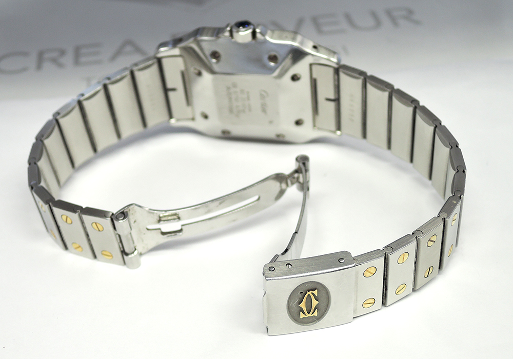 カルティエ Cartier サントスガルベLM 自動巻 コンビ メンズ 時計 保証書付 CF6203のイメージ画像