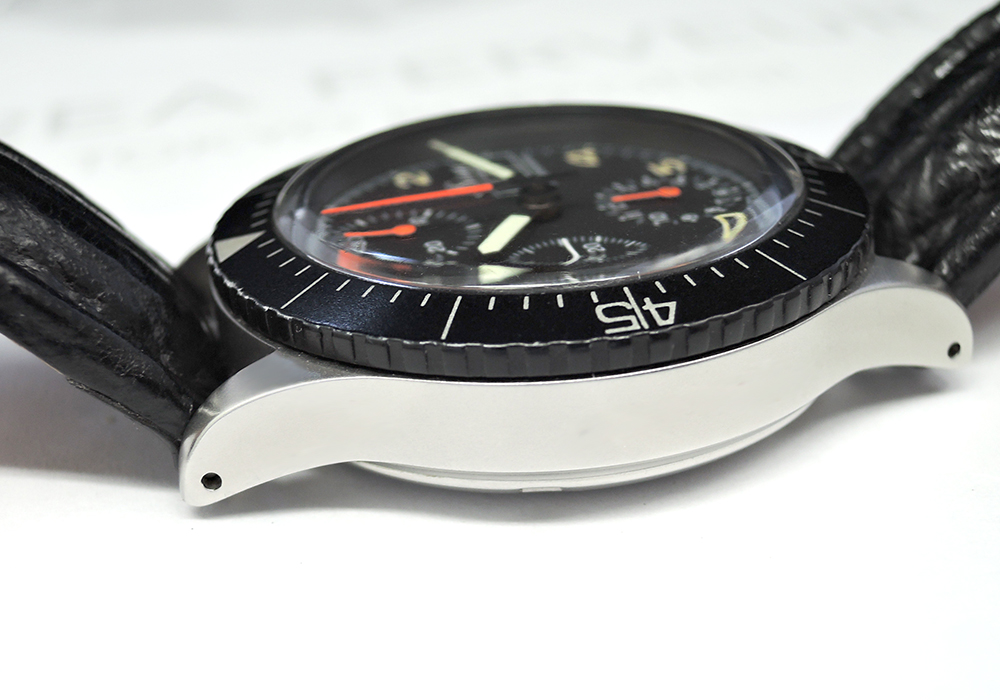 ジンSinn 256 自動巻 黒文字盤 ステンレス メンズ腕時計 アクリル風防 CF6206のイメージ画像