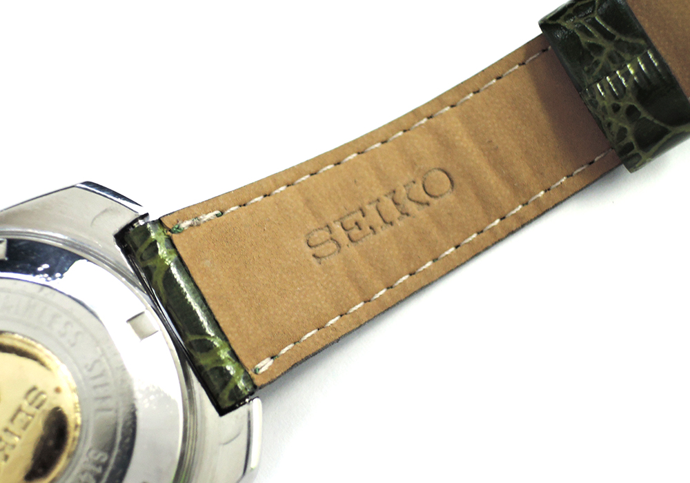 グランドセイコーGRAND SEIKO 6146-8020 ハイビート 36000 メンズ 時計 自動巻 シルバー文字盤 SS 牛革ストラップ IT6219のイメージ画像