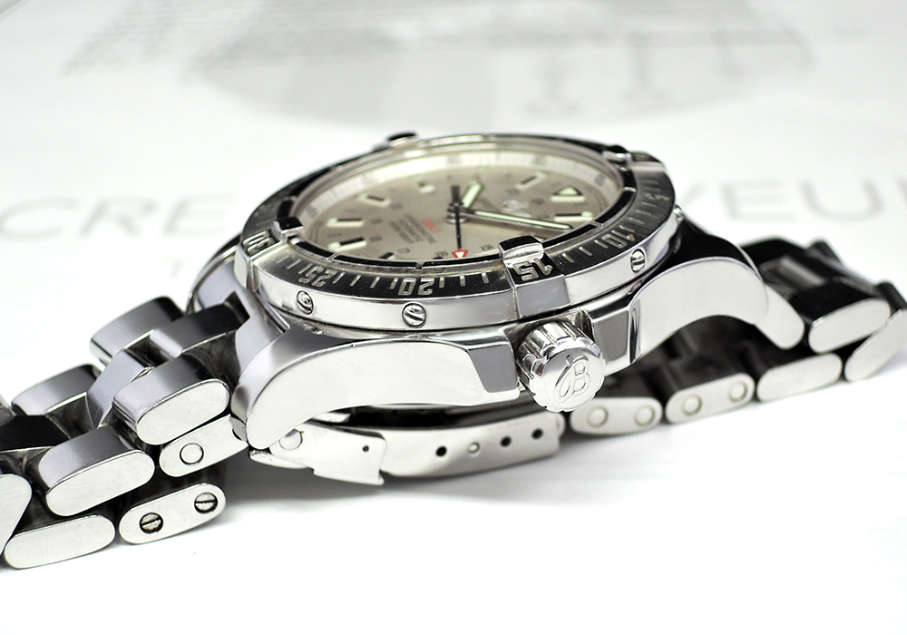 腕時計ブライトリング A17380 コルト コマ メンズ 腕時計 - 金属ベルト