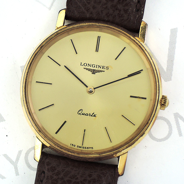 搬入設置サービス付 LONGINES QUARTZ ロンジン クォーツ 腕時計 メンズ