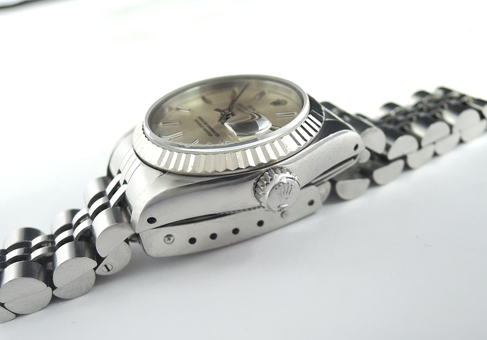  ロレックス ROLEX デイトジャスト 69174 95~番 WGxSS レディース腕時計 自動巻 シルバー文字盤 CF6289のイメージ画像