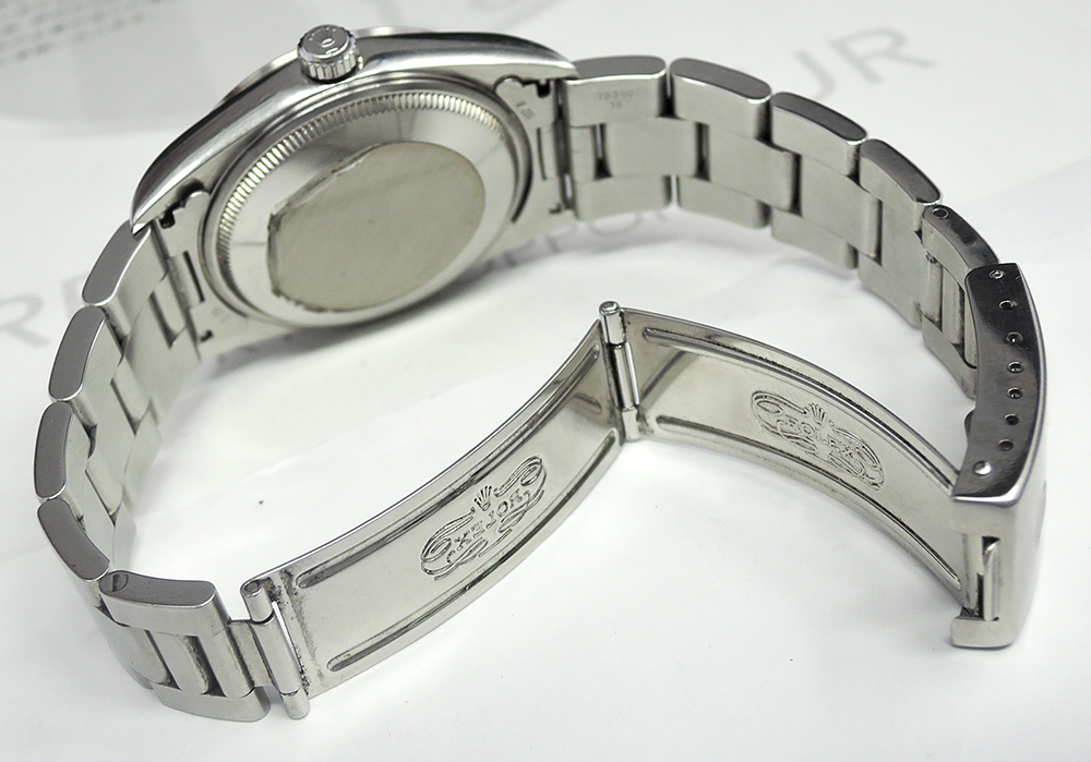 ロレックス ROLEX エアキング 14000 青文字盤 自動巻 ステンレス メンズ 時計 CF6234のイメージ画像