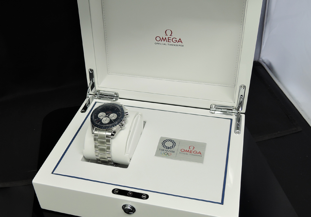 オメガ OMEGA スピードマスター 522.30.42.30.03.001 東京五輪 オリンピック 2020本限定 青文字盤 未使用 IT6581のイメージ画像