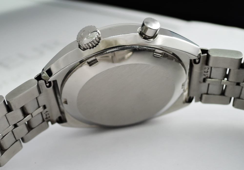 オメガOMEGA クロノストップ ジュネーブ ヴィンテージ メンズ 時計 手巻 グレー文字盤 IT6716のイメージ画像