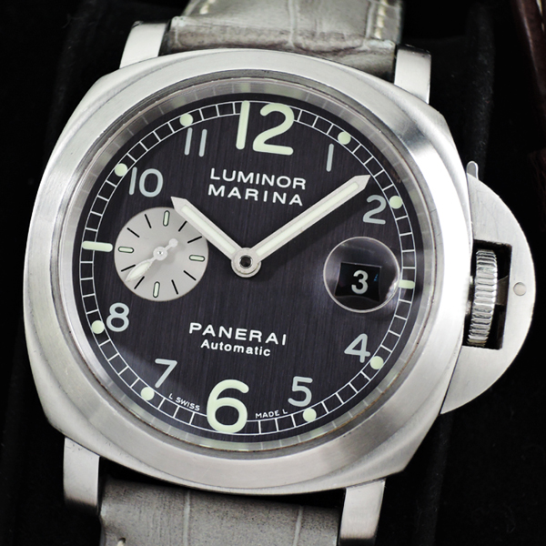 パネライ PANERAI ルミノールクロノ デイライト PAM00086 自動巻	ステンレス メンズ腕時計 箱 保証書 説明書 予備ストラップ 栃木レザー IT7078