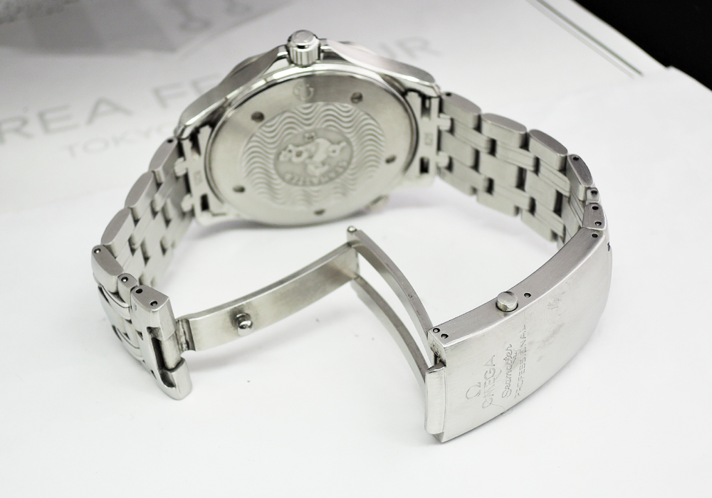 オメガOMEGA シーマスター プロフェッショナル300m 2541.80 メンズ腕時計 青文字盤 クォーツ 保証書 CF7085のイメージ画像