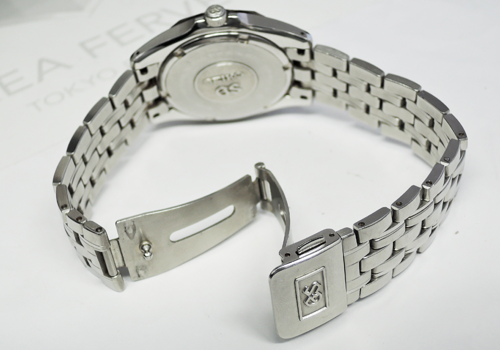  グランドセイコーGRAND SEIKO 8J56-8000 メンズ腕時計 クオーツ ネイビー文字盤 ステンレス CF7089のイメージ画像