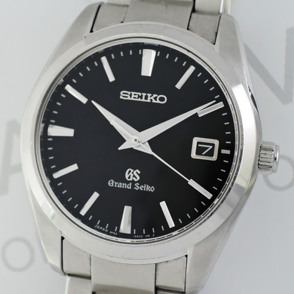 セイコーSEIKO グランドセイコー 9F62-0AB0 メンズ 腕時計 クオーツ 黒文字盤 IT7351