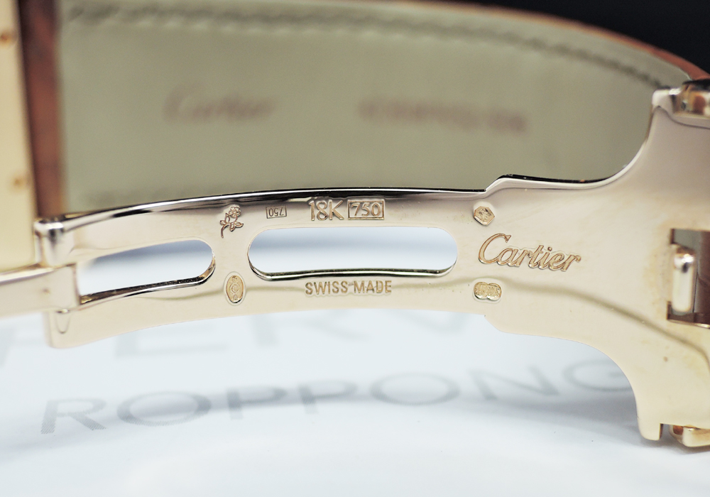 カルティエCARTIER タンクアメリカン XL クロノグラフ W2609356 自動巻 18Kピンクゴールド 腕時計 メンズ 保証書 IT7353のイメージ画像