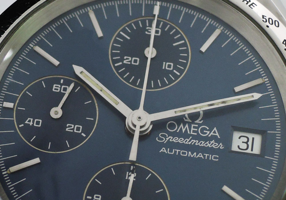 オメガ OMEGA スピードマスターデイト 3511.80 クロノグラフ 自動巻 青文字盤 IW7352のイメージ画像