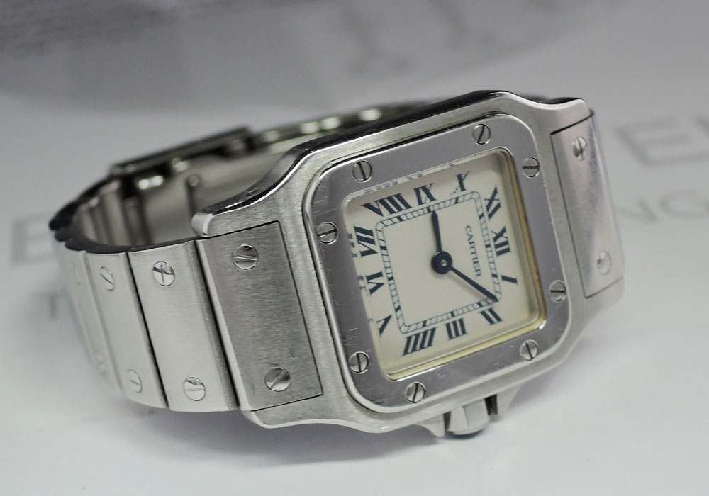 カルティエ Cartier サントスガルベ SM 1565 レディース 腕時計 ステンレス クオーツ IW7358のイメージ画像