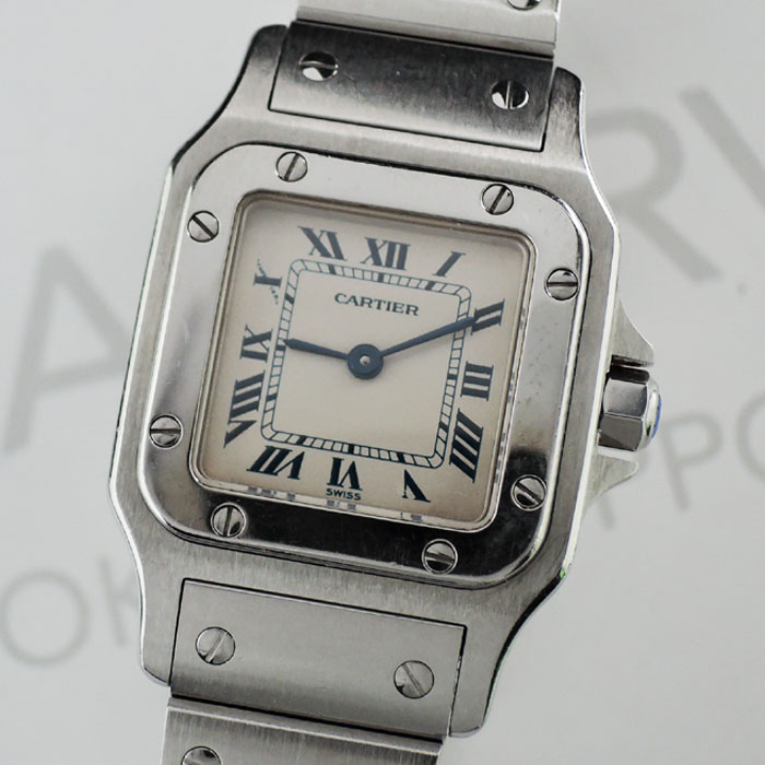 カルティエ Cartier サントスガルベ SM 1565 レディース 腕時計 ステンレス クオーツ IW7358