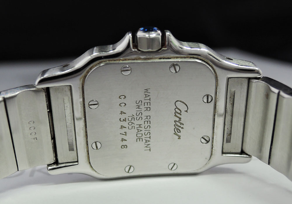 カルティエ Cartier サントスガルベ SM 1565 レディース 腕時計 ステンレス クオーツ IW7358のイメージ画像
