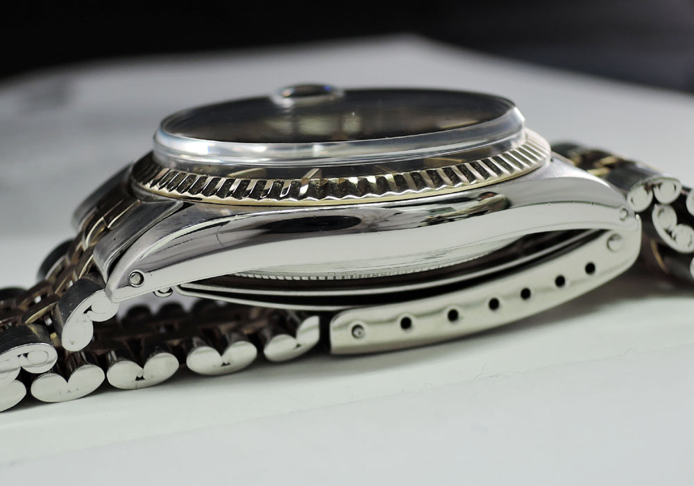 ロレックス ROLEX デイトジャスト1601 コンビ 9～番 自動巻 SS 黒文字盤 メンズ 腕時計 IW7361のイメージ画像