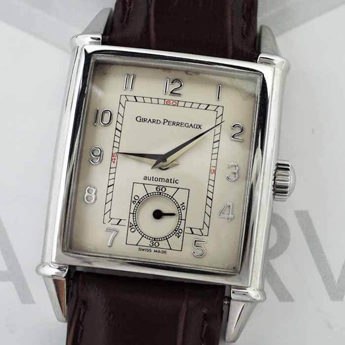 ジラールペルゴ GIRARD PERREGAUX ヴィンテージ 1945 自動巻 Ref.2594 メンズ 腕時計 保証書 IW7370