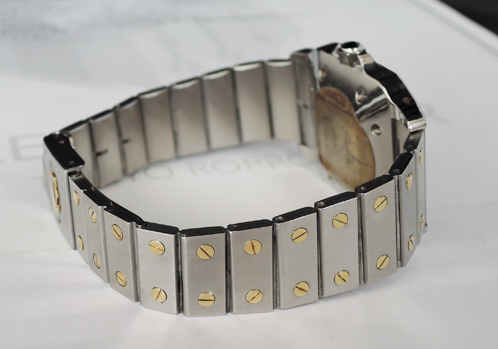 カルティエ Cartier サントスガルベLM 自動巻 SS/K18YG コンビ ボーイズ 腕時計 IW7390のイメージ画像