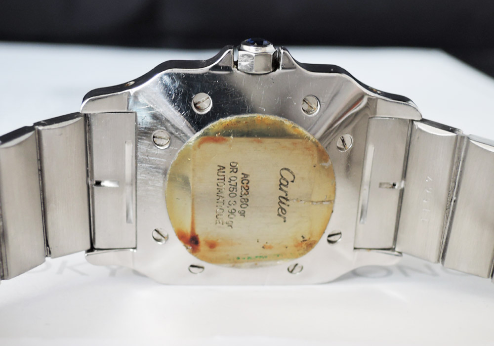 カルティエ Cartier サントスガルベLM 自動巻 SS/K18YG コンビ ボーイズ 腕時計 IW7390のイメージ画像