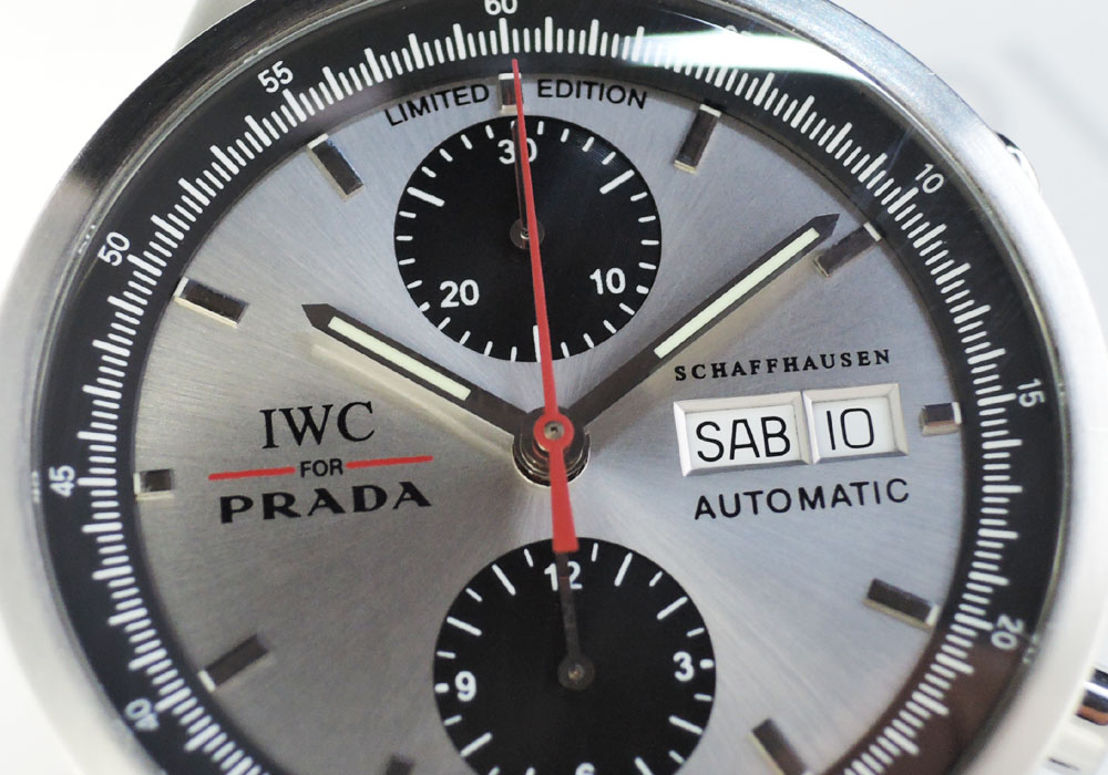IWC×PRADA GSTクロノ IW370802 オートマチック SS メンズ 腕時計 保証書 2000本限定 IT7541のイメージ画像