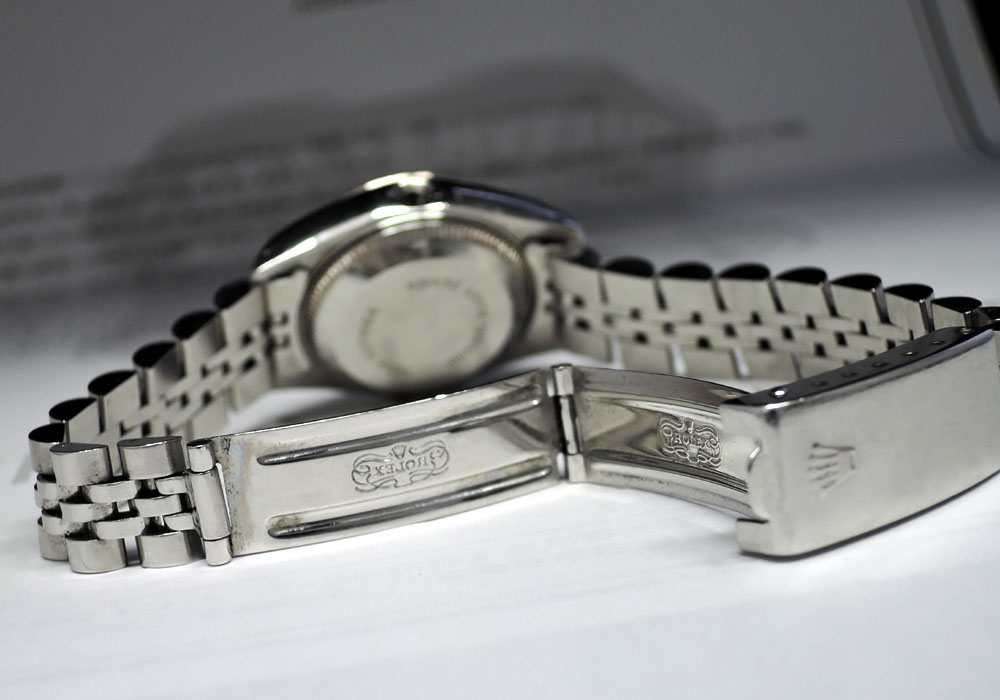 ロレックス ROLEX デイトジャスト 69174 80~番 WGxSS レディース 腕時計 竜頭なし 自動巻 シルバー文字盤 ジャンク IW7403のイメージ画像
