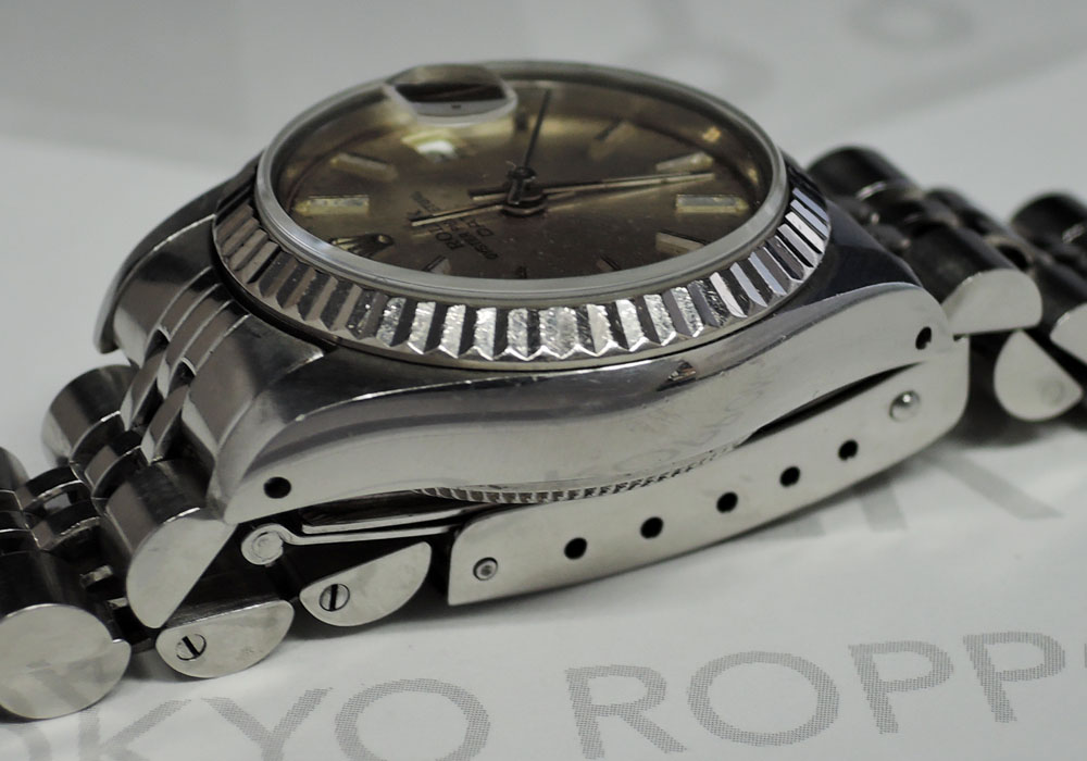 ロレックス ROLEX デイトジャスト 69174 80~番 WGxSS レディース 腕時計 竜頭なし 自動巻 シルバー文字盤 ジャンク IW7403のイメージ画像