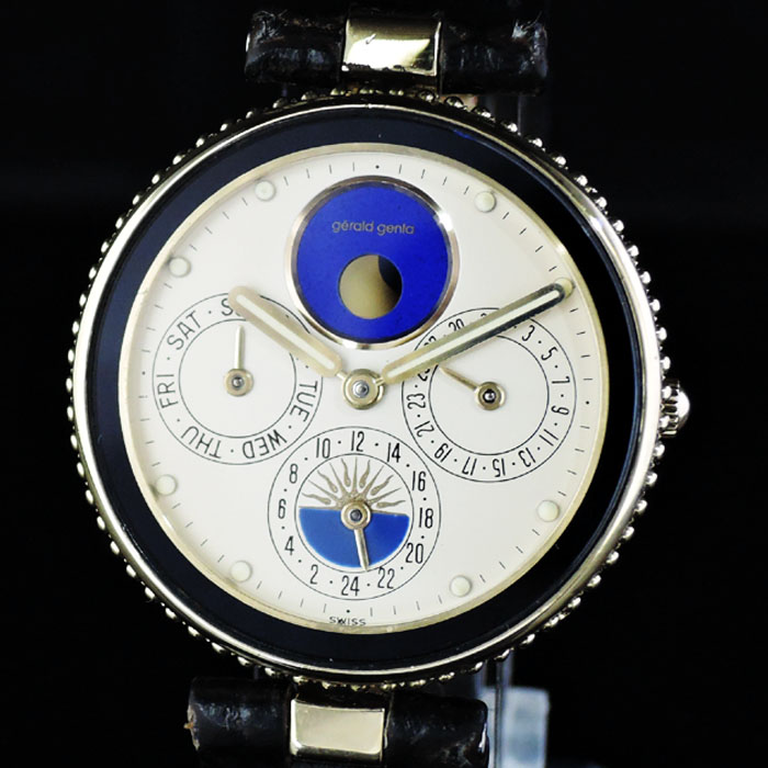 ジェラルドジェンタ GeraldGenta GEFICA ジェフィカ クオーツ ムーンフェイズ g.2940.7 18KYG メンズ 腕時計 IW7414のイメージ画像
