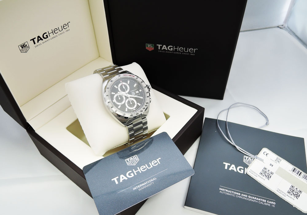 タグホイヤーTAGHEUER フォーミュラ1 CAZ2010.BA0876 キャリバー16 クロノグラフ 黒文字盤 保証書 箱 CF7543のイメージ画像