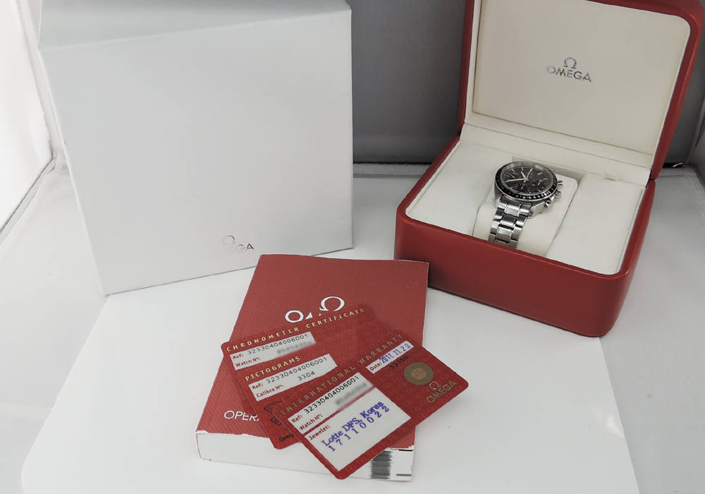 オメガ OMEGA スピードマスター デイト 323.30.40.40.06.001 メンズ 腕時計 自動巻 40mm クロノグラフ ステンレススチール CF7620のイメージ画像