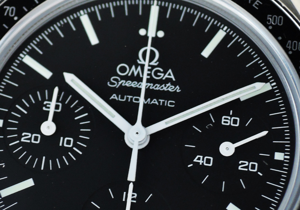 オメガ OMEGA スピードマスター 3539.50 オートマチック 39.0mm クロノグラフ 自動巻 黒文字盤 ステンレス タキメーターベゼル CF7644のイメージ画像