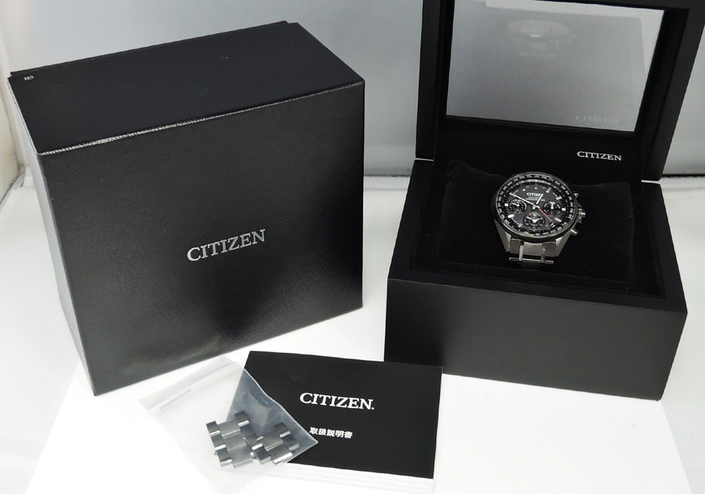 シチズン CITIZEN アテッサ サテライトウエーブ F950-T024521 GPSソーラー チタン メンズ 腕時計 IT7648のイメージ画像
