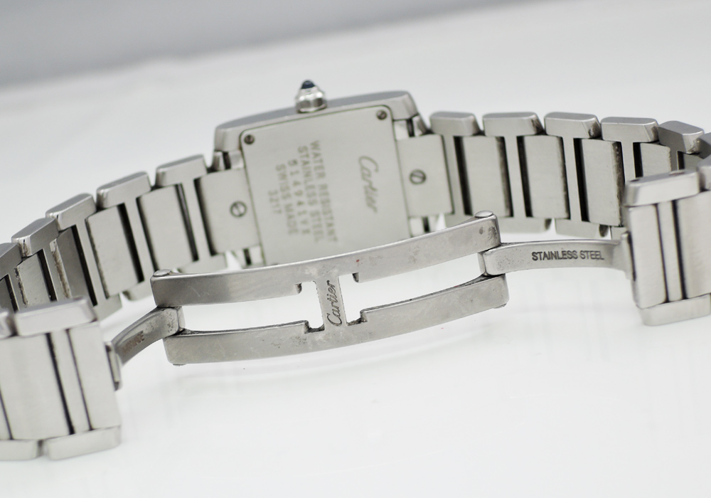 カルティエ CARTIER タンクフランセーズSM レディース 腕時計 白文字盤 クォーツ CF4917のイメージ画像