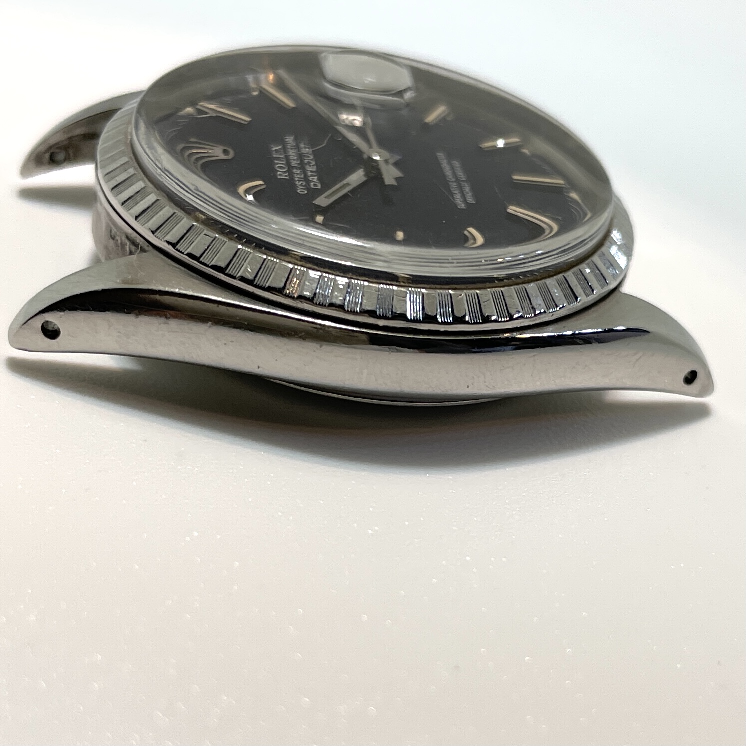 希少 ロレックス Rolex デイトジャスト 1603 レッドアイ RED EYE メンズ 自動巻き 黒文字盤 腕時計のイメージ画像