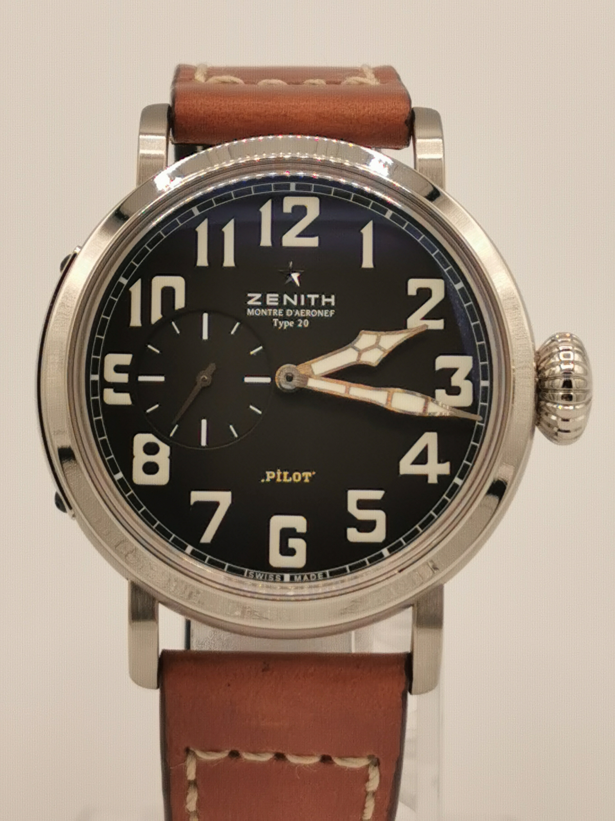 ゼニス (ZENITH) パイロット アエロネフ タイプ20 40mm - トケナビ - 手数料無料の時計専門マーケットプレイス  ロレックス、オメガ等ブランド時計