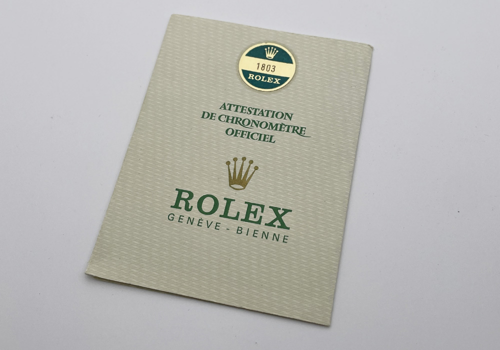 ロレックス ROLEX デイデイト 1803 38番 フランス語表記 金無垢 ヴィンテージ ゴールド文字盤 保証書 希少 CF8165のイメージ画像