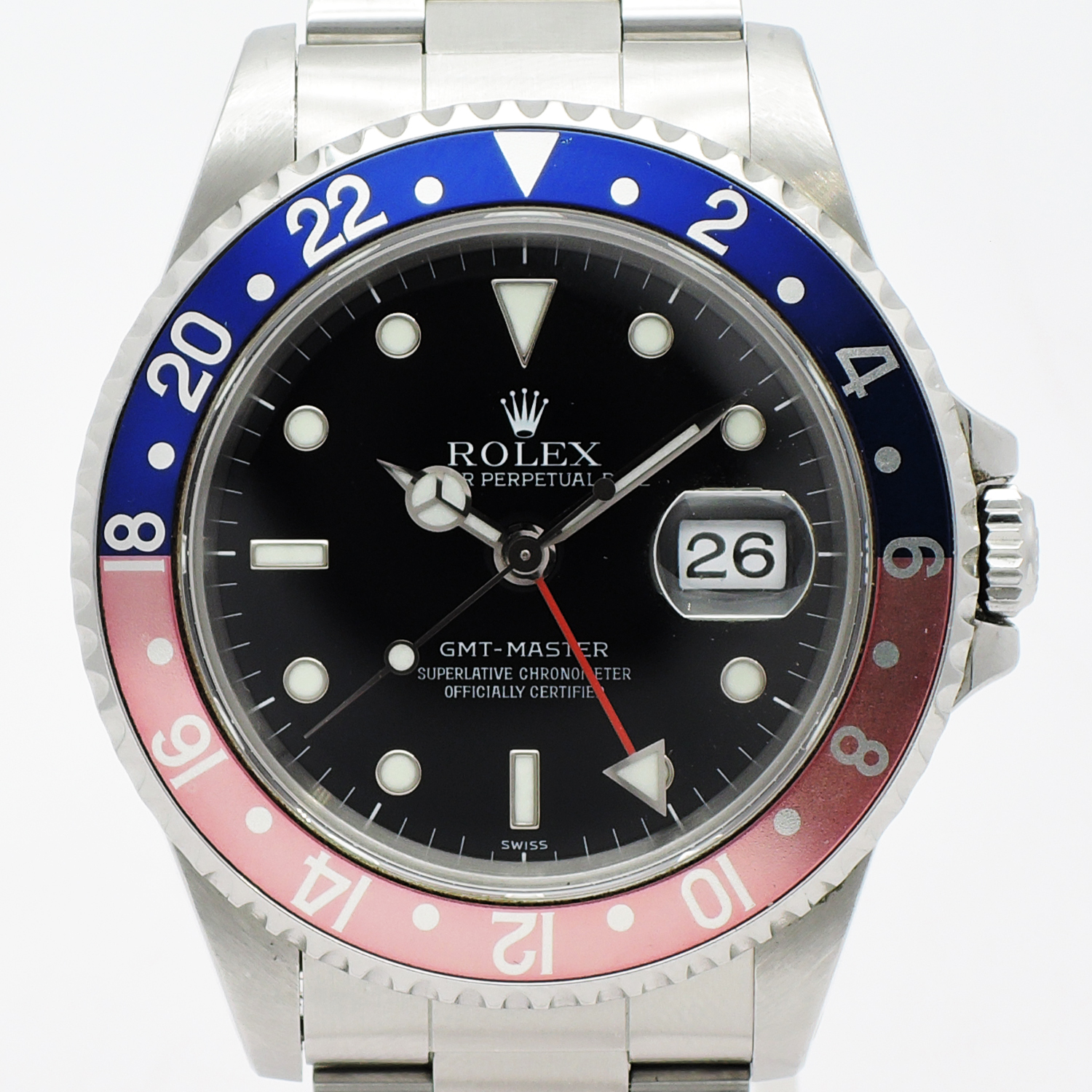 ロレックス GMT マスター ペプシ ゴースト ベゼル 16700 Rolex GMT Master Pepsi Ghost Bezel CR001045のイメージ画像