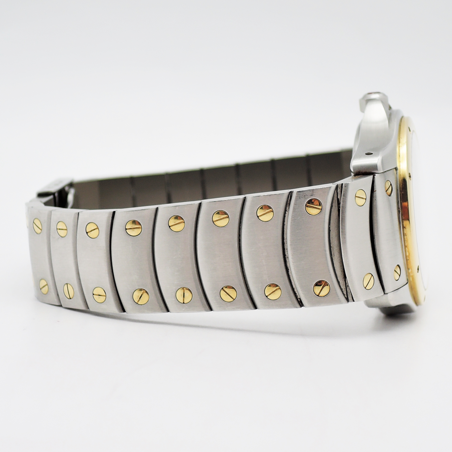 カルティエ サントス ロンド W20038R3 GMT 150周年記念モデル 自動巻き Santos Ronde Aviator YG/SS AT Silver Roman C002382のイメージ画像
