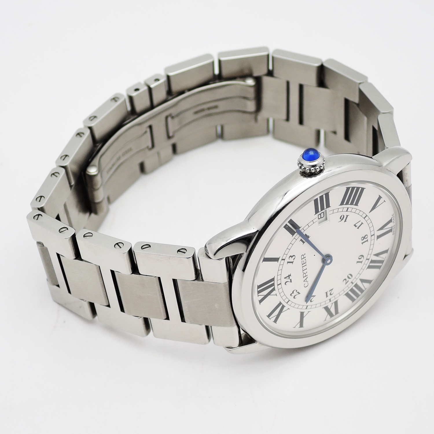 カルティエ ロンドソロ ドゥカルティエ LM 3603 W6701005 QZ Cartier Ronde Solo LM SS Silver C002124のイメージ画像