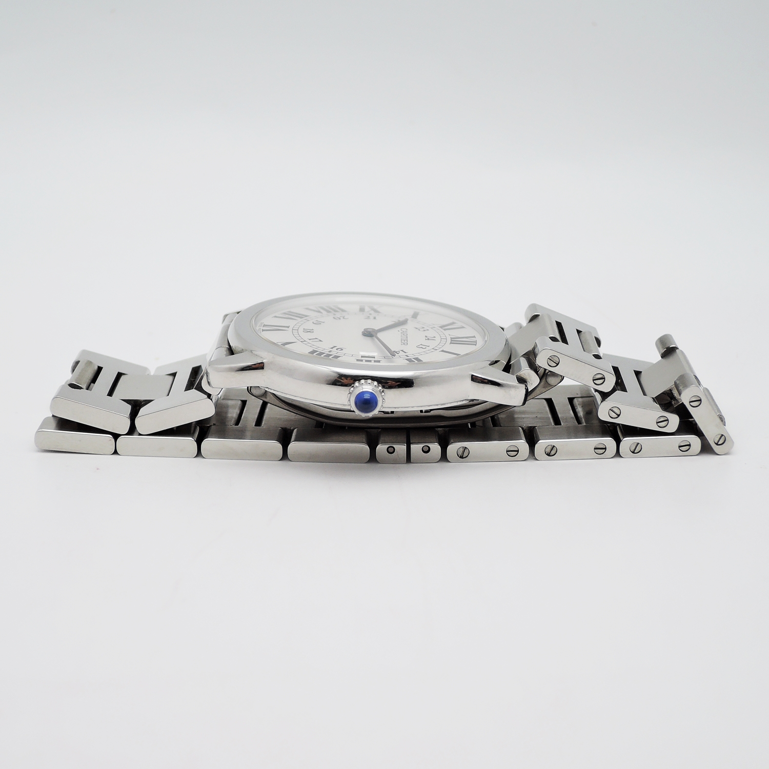 カルティエ ロンドソロ ドゥカルティエ LM 3603 W6701005 QZ Cartier Ronde Solo LM SS Silver C002124のイメージ画像