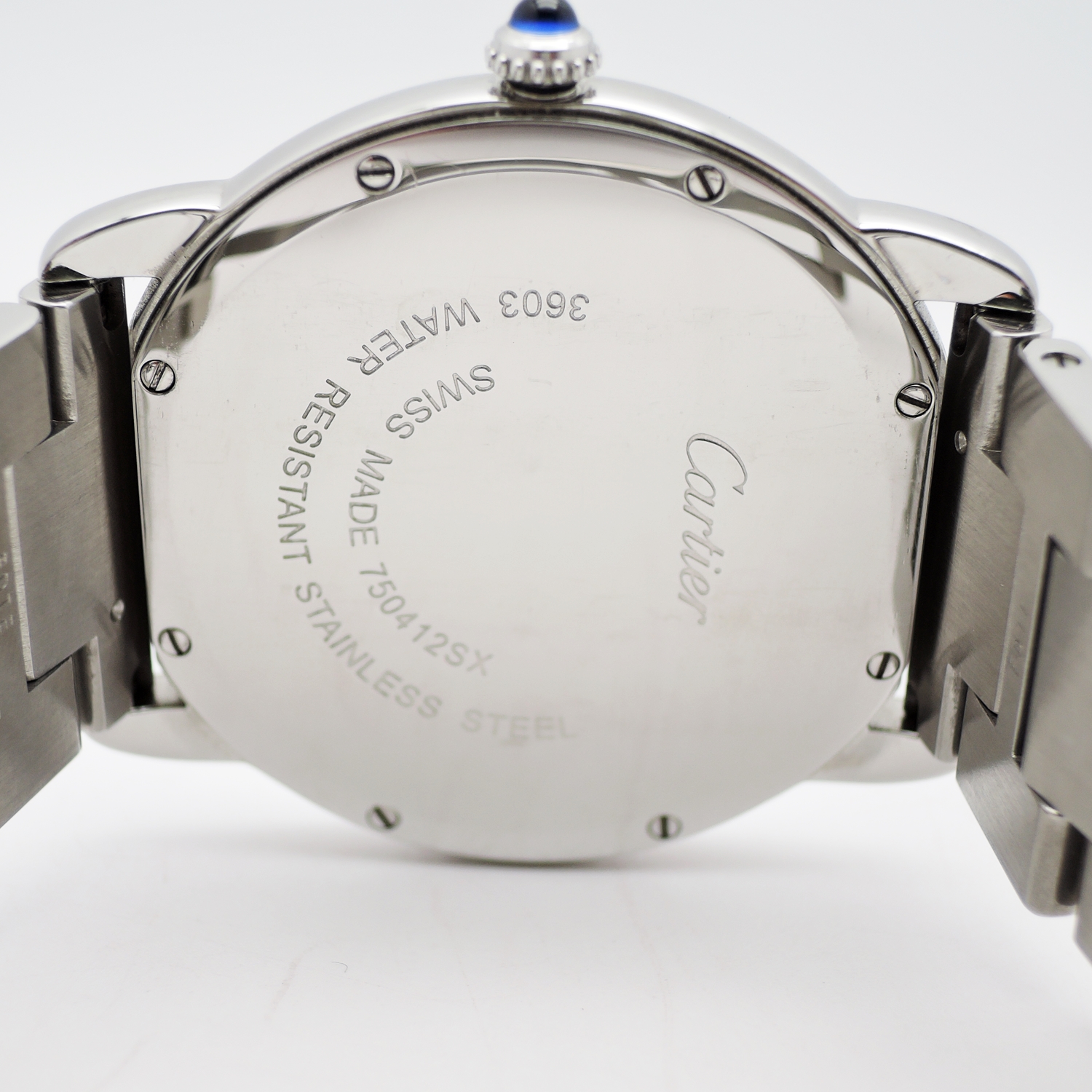 カルティエ ロンドソロ ドゥカルティエ LM 3603 W6701005 QZ Cartier Ronde Solo LM SS Silver C002124のイメージ画像