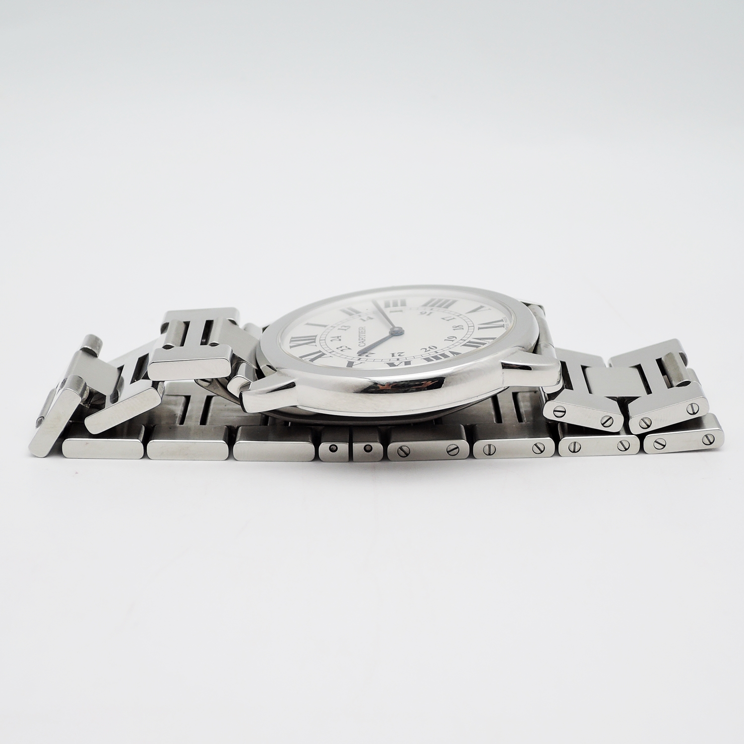 カルティエ ロンドソロ ドゥカルティエ LM 3603 W6701005 QZ Cartier Ronde Solo LM SS Silver C002124のイメージ画像