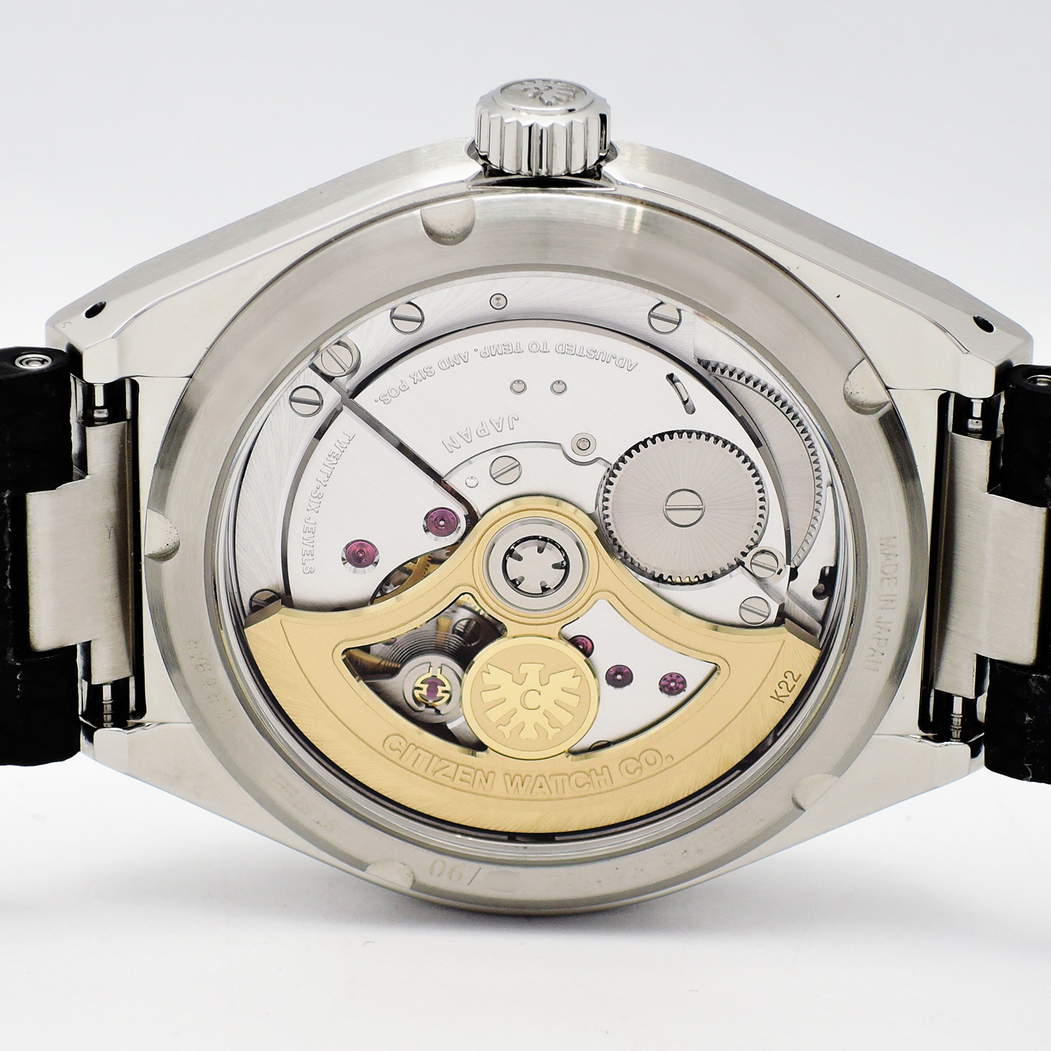 シチズン The CITIZEN メカニカルモデル NC0206-18E 限定モデル ジルコニアセラミックベゼル SS ブラック 19㎝ AT CITIZEN The CITIZEN Mechanical model zirconia ceramic bezel Black C003703のイメージ画像