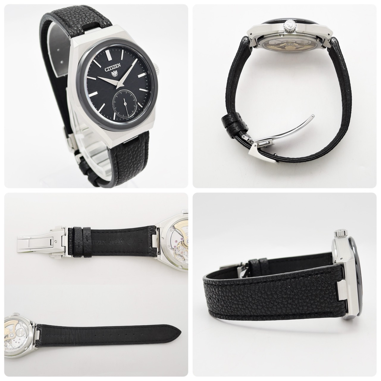 シチズン The CITIZEN メカニカルモデル NC0206-18E 限定モデル ジルコニアセラミックベゼル SS ブラック 19㎝ AT CITIZEN The CITIZEN Mechanical model zirconia ceramic bezel Black C003703のイメージ画像