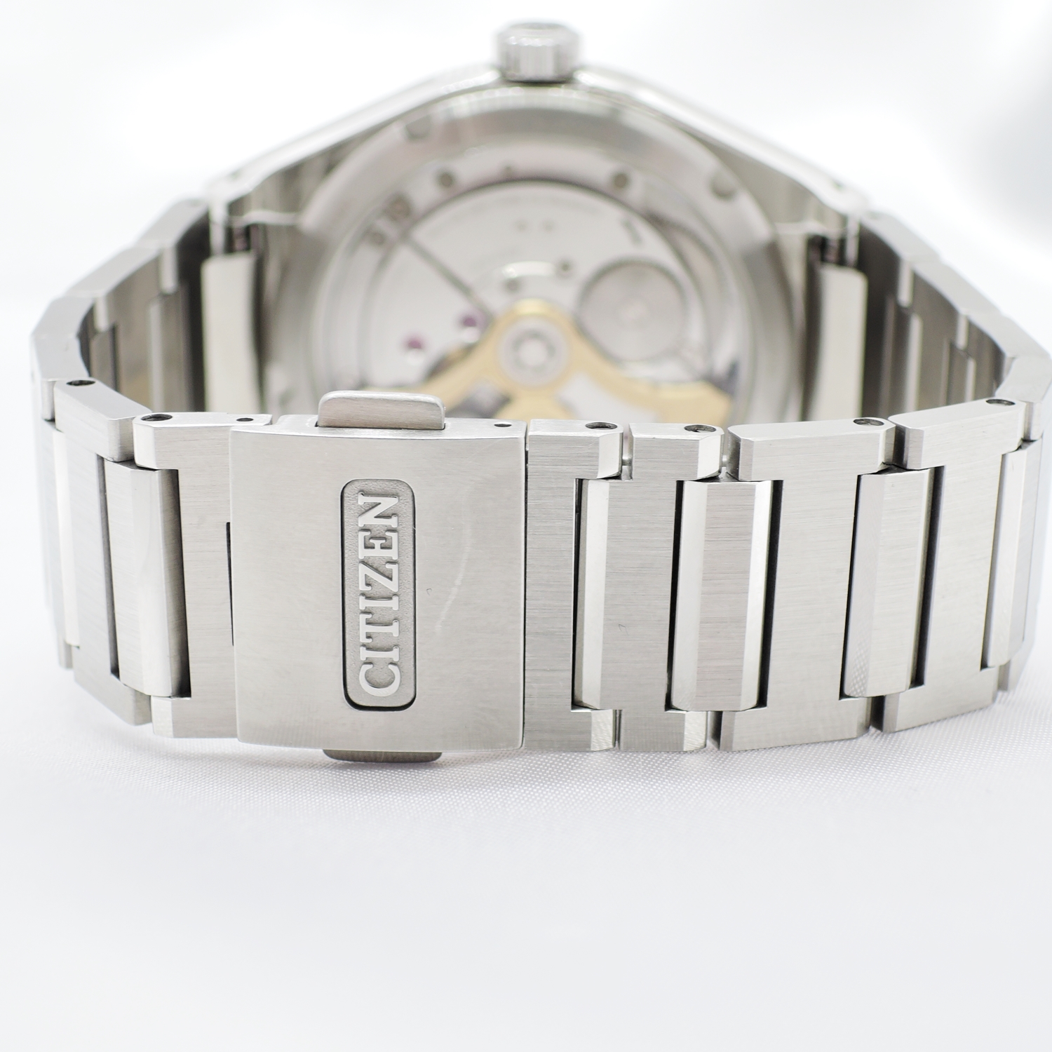 シチズン The CITIZEN メカニカルモデル NC0206-18E 限定モデル ジルコニアセラミックベゼル SS ブラック 19㎝ AT CITIZEN The CITIZEN Mechanical model zirconia ceramic bezel Black C003703のイメージ画像