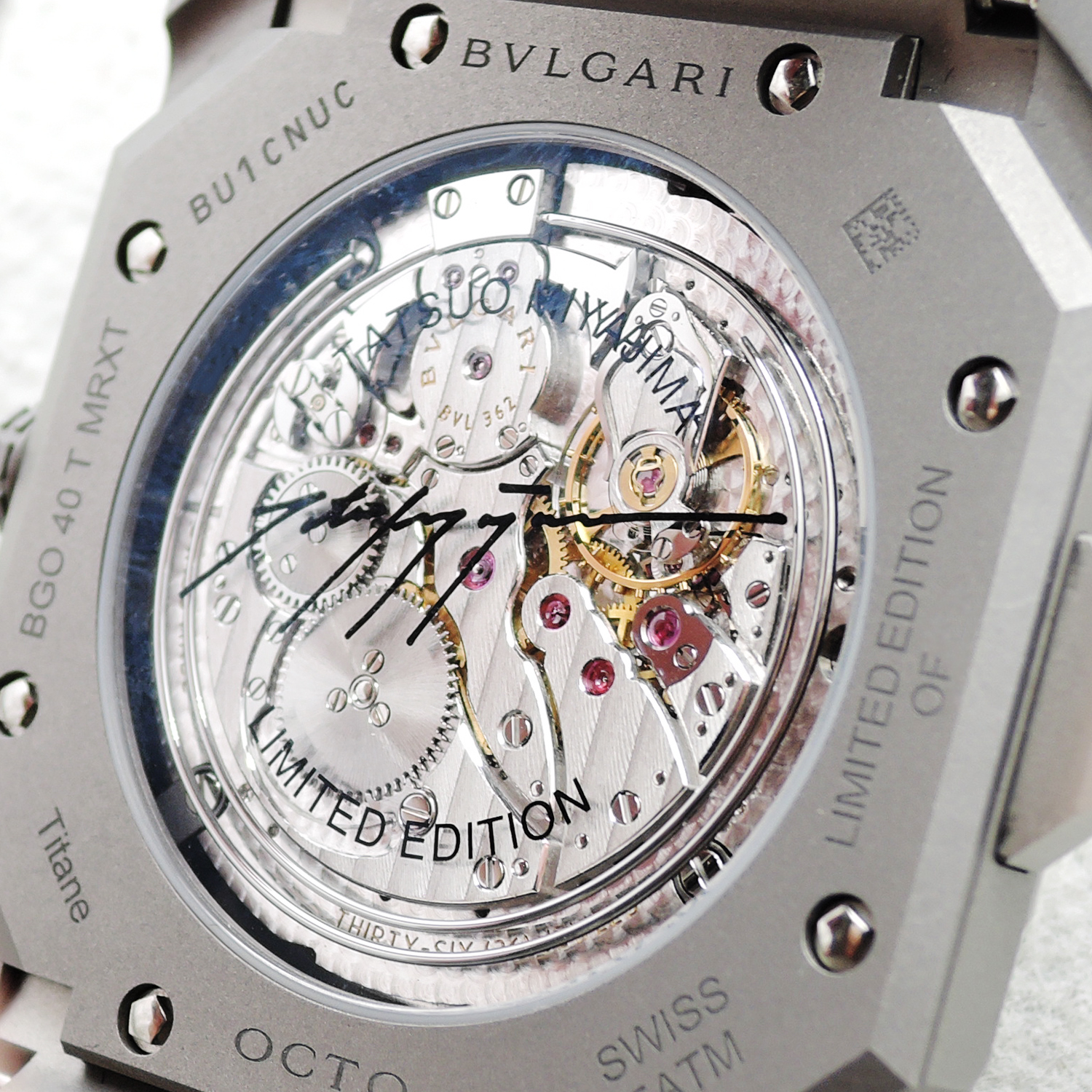 ブルガリ BVLGARI オクト フィニッシモ ミニッツリピーター 宮島達男 日本限定モデル「SAP 103568」 Octo Finissimo Minute Repeater C003786のイメージ画像