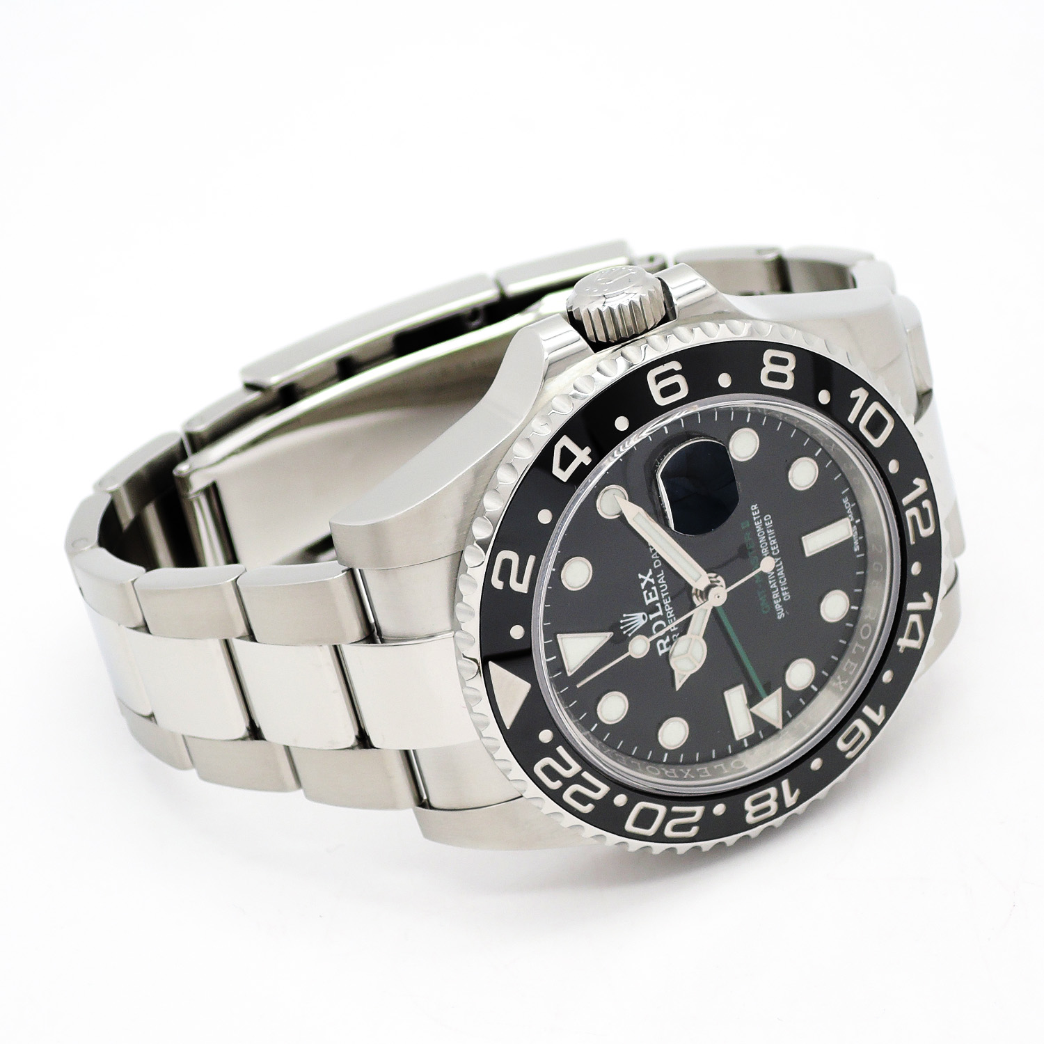 ロレックス GMTマスターⅡ 116710LN AT 19cm ブラック文字盤 ランダム ROLEX GMT-MasterⅡ Black C004087のイメージ画像