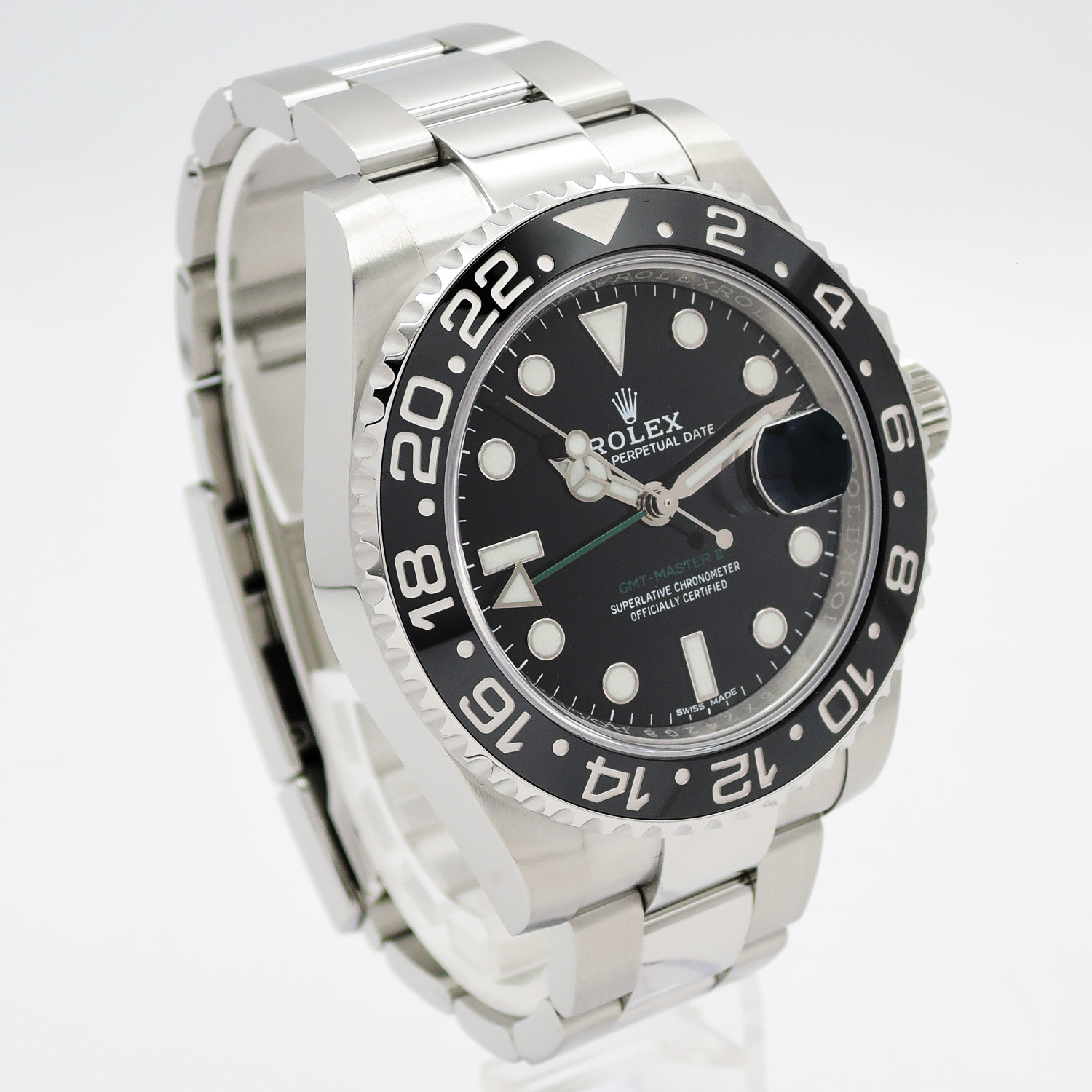 ロレックス GMTマスターⅡ 116710LN AT 19cm ブラック文字盤 ランダム ROLEX GMT-MasterⅡ Black C004087のイメージ画像