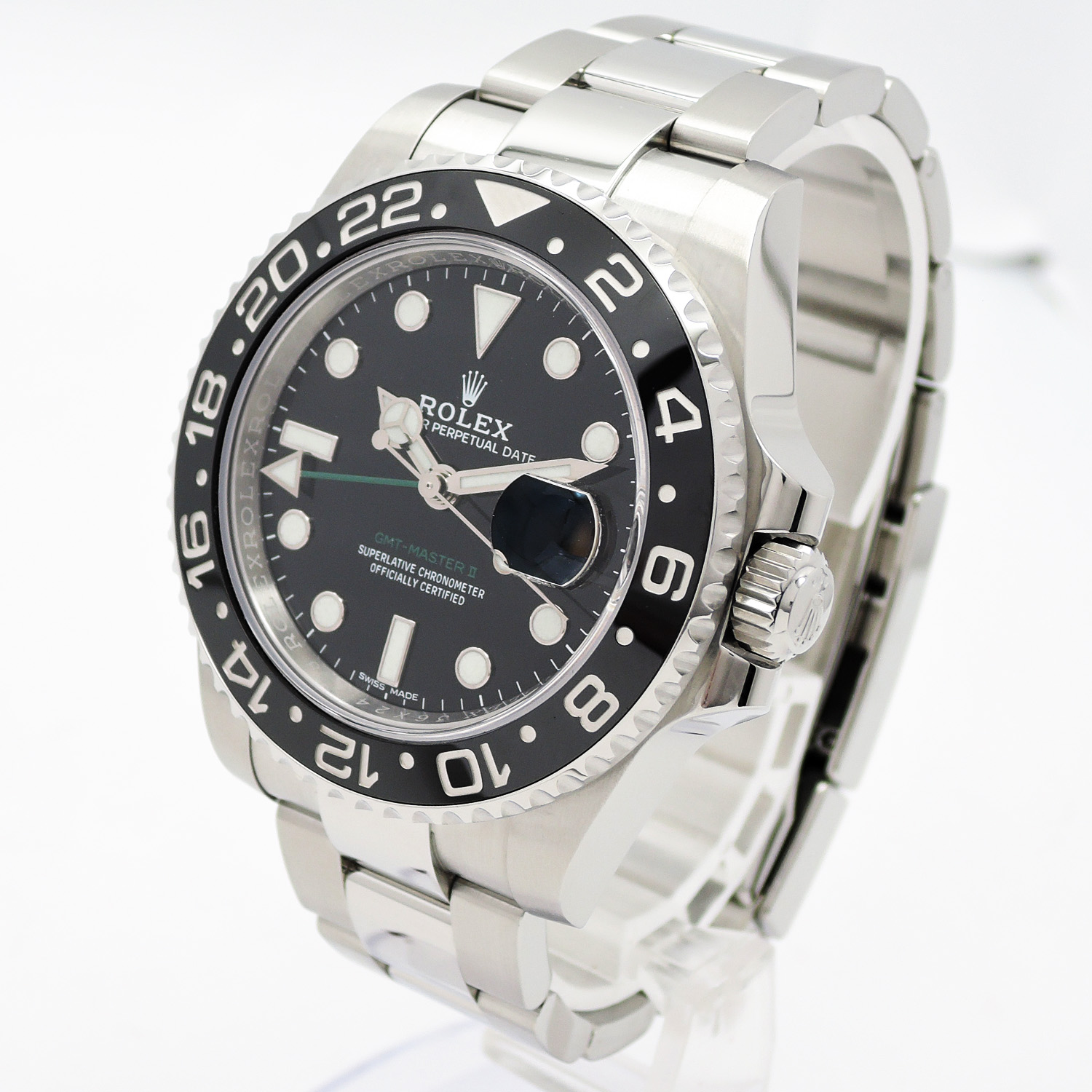 ロレックス GMTマスターⅡ 116710LN AT 19cm ブラック文字盤 ランダム ROLEX GMT-MasterⅡ Black C004087のイメージ画像