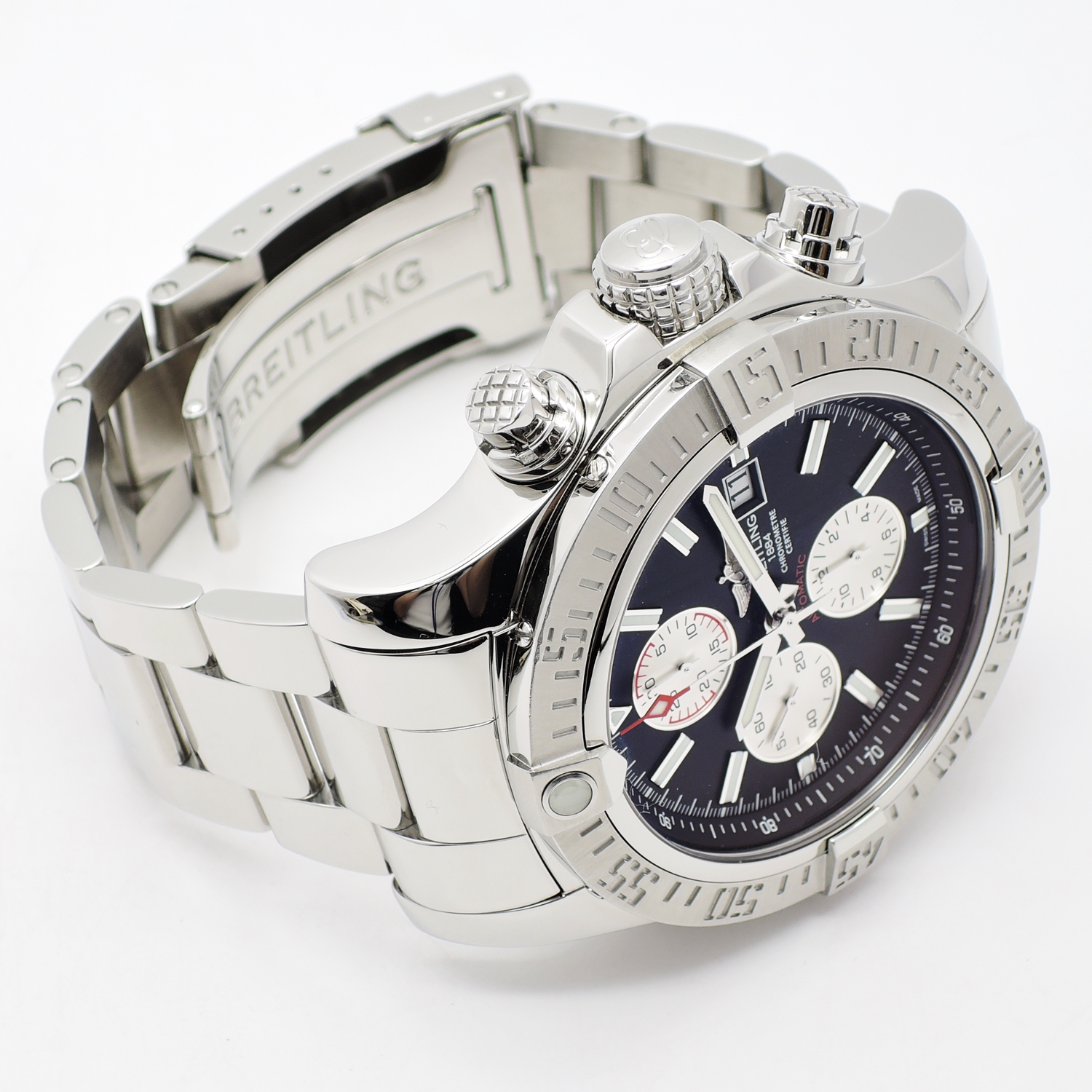 ブライトリング スーパーアベンジャーⅡ A13371 AT 文字盤ブラック 18㎝ BREITLING Super Avenger II C004096のイメージ画像