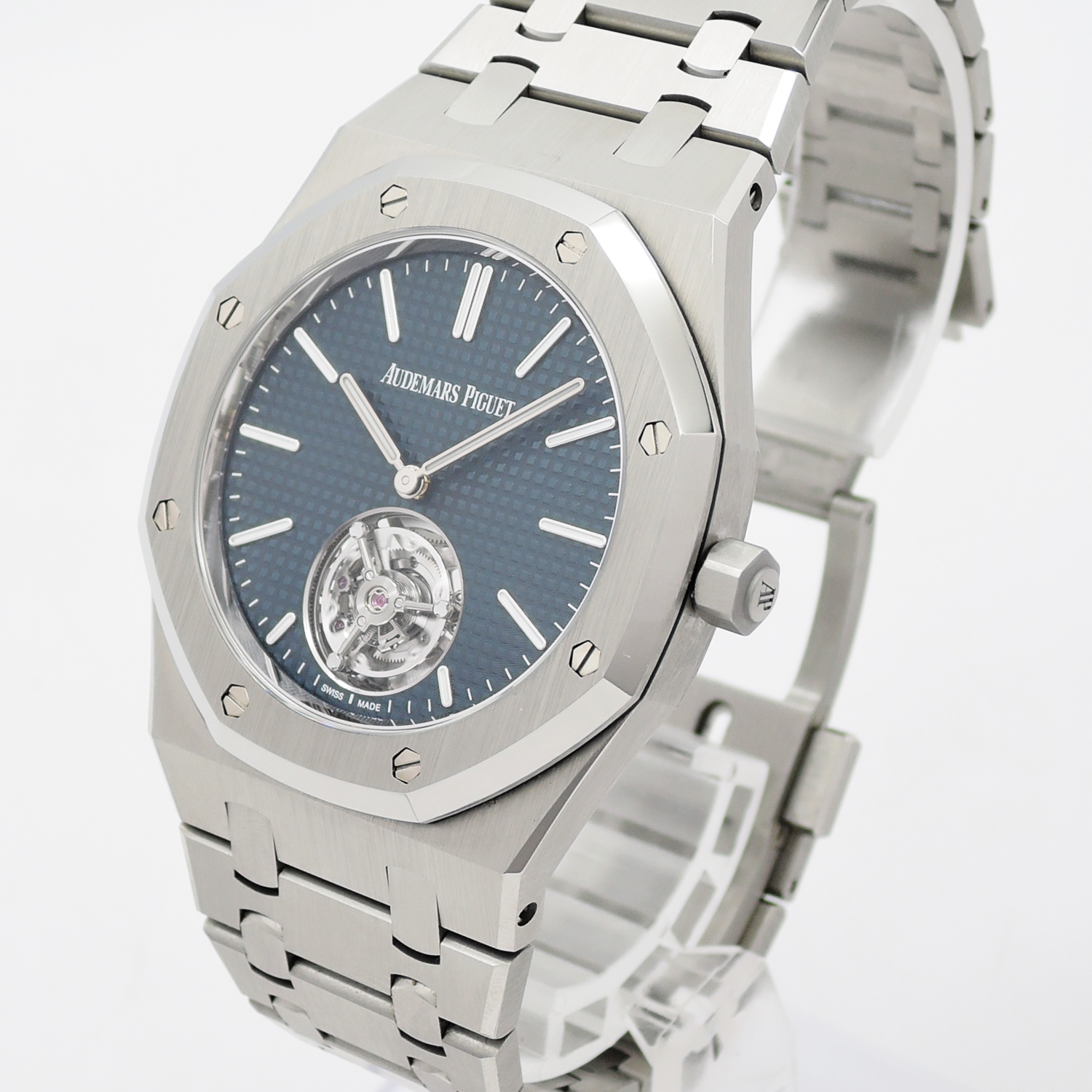 オーデマ・ピゲ ロイヤルオーク フライングトゥールビヨン 26670ST.00.1240ST.02 RD#3 AT SS ブルー 17cm AUDEMARS PIGUET Royal Oak Flying Tourbillon Extra-Thin RD#3 C004195のイメージ画像