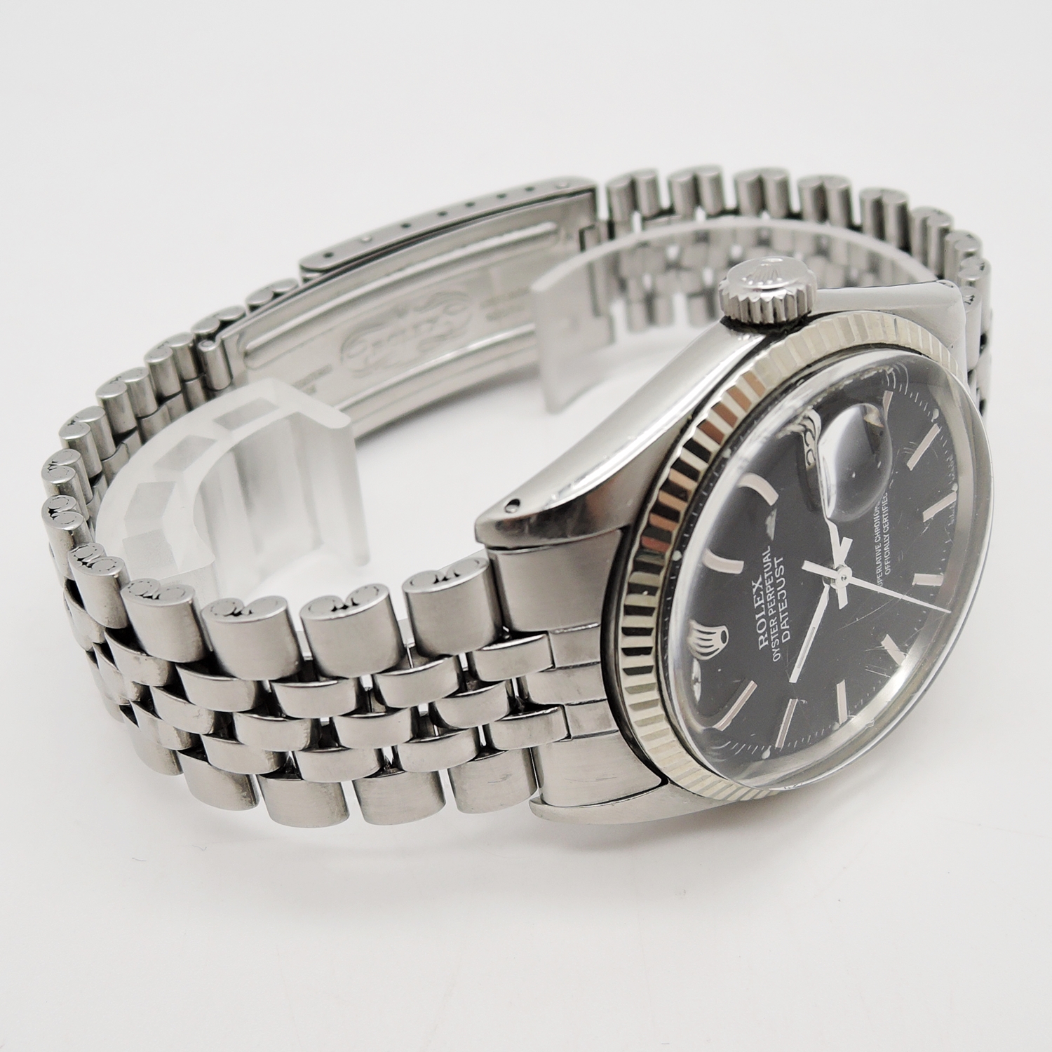 ロレックス デイトジャスト 36 1601/4 AT 文字盤ブラック 18㎝ ROLEX DATEJUST C004210のイメージ画像